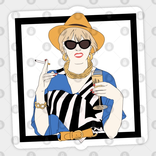 Patsy Stone Abfab aperitif absolutely Fabulous Sticker by Mimie20